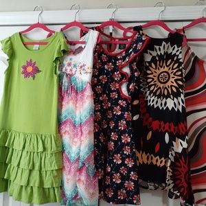5 Girls Dresses Size 7/8